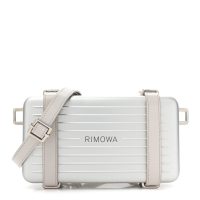 Christian Dior  X RIMOWA Aluminum Personal Clutch On Strap Silver