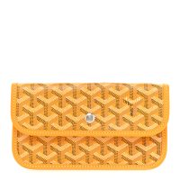 Goyard  Goyardine Pouch Yellow