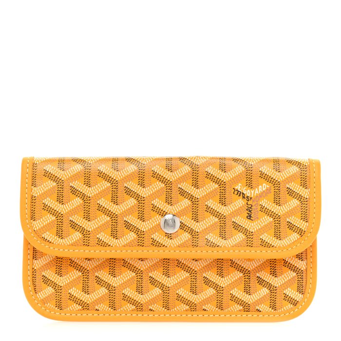 Goyard  Goyardine Pouch Yellow