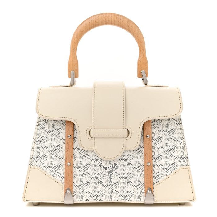 Goyard  Goyardine Structure Mini Saigon White