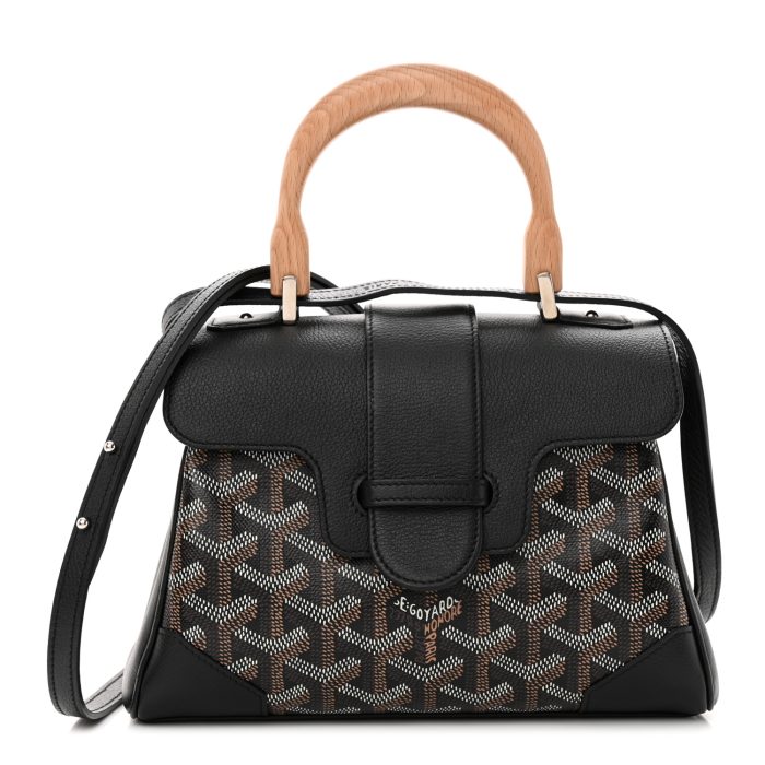 Goyard  Goyardine Mini Saigon Black