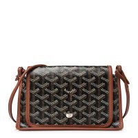 Goyard  Goyardine Plumet Wallet Clutch Black Gold