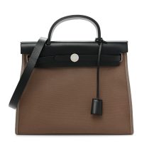 Hermes  Vache Hunter Toile Herbag Zip 31 PM Etoupe Ebene