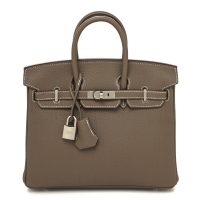 Hermes  Togo Birkin 25 Etoupe