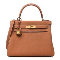 Hermes  Togo Kelly Retourne 28 Gold