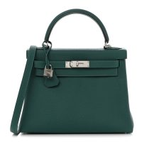 Hermes  Togo Kelly Retourne 28 Malachite