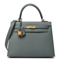 Hermes  Epsom Kelly Sellier 25 Vert Amande