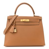 Hermes  Courchevel Kelly Sellier 28 Sable