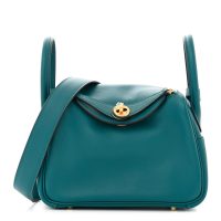 Hermes  Swift Mini Lindy 20 Vert Bosphore