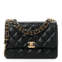 Chanel  Caviar Quilted Coco First Flap Black