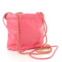 Chanel  Shiny Calfskin Quilted Mini Chanel 22 Rose