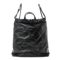 Chanel  Shiny Calfskin Quilted Chanel 22 Backpack So Black