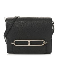 Hermes  Taurillon Clemence Sac Roulis 23 Black