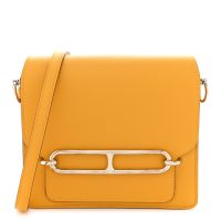 Hermes  Evercolor Mini Sac Roulis Jaune Ambre