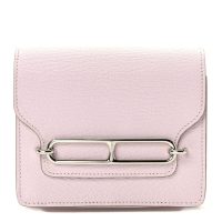 Hermes  Chevre Mysore Roulis Slim Wallet Mauve Pale