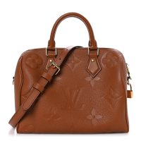 Louis Vuitton  Empreinte Monogram Giant Speedy Bandouliere 25 Cognac