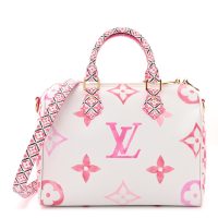 Louis Vuitton  Monogram Giant By The Pool 2.0 Speedy Bandouliere 25 Rose