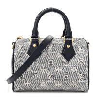 Louis Vuitton  Monoglam Speedy Bandouliere 20 Blue