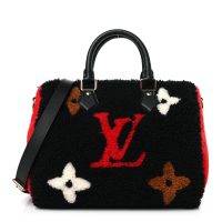 Louis Vuitton  Monogram Teddy Speedy Bandouliere 25 Red