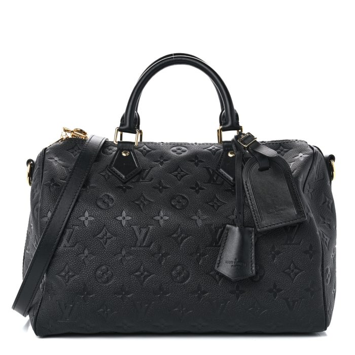 Louis Vuitton  Empreinte Monogram Speedy Soft 30 Black