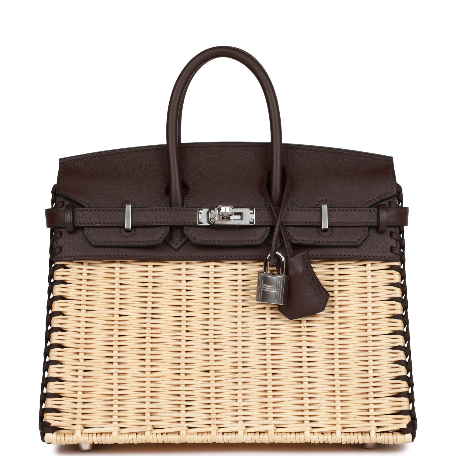 Hermes Picnic Birkin 25 Rouge Sellier Swift Palladium Hardware