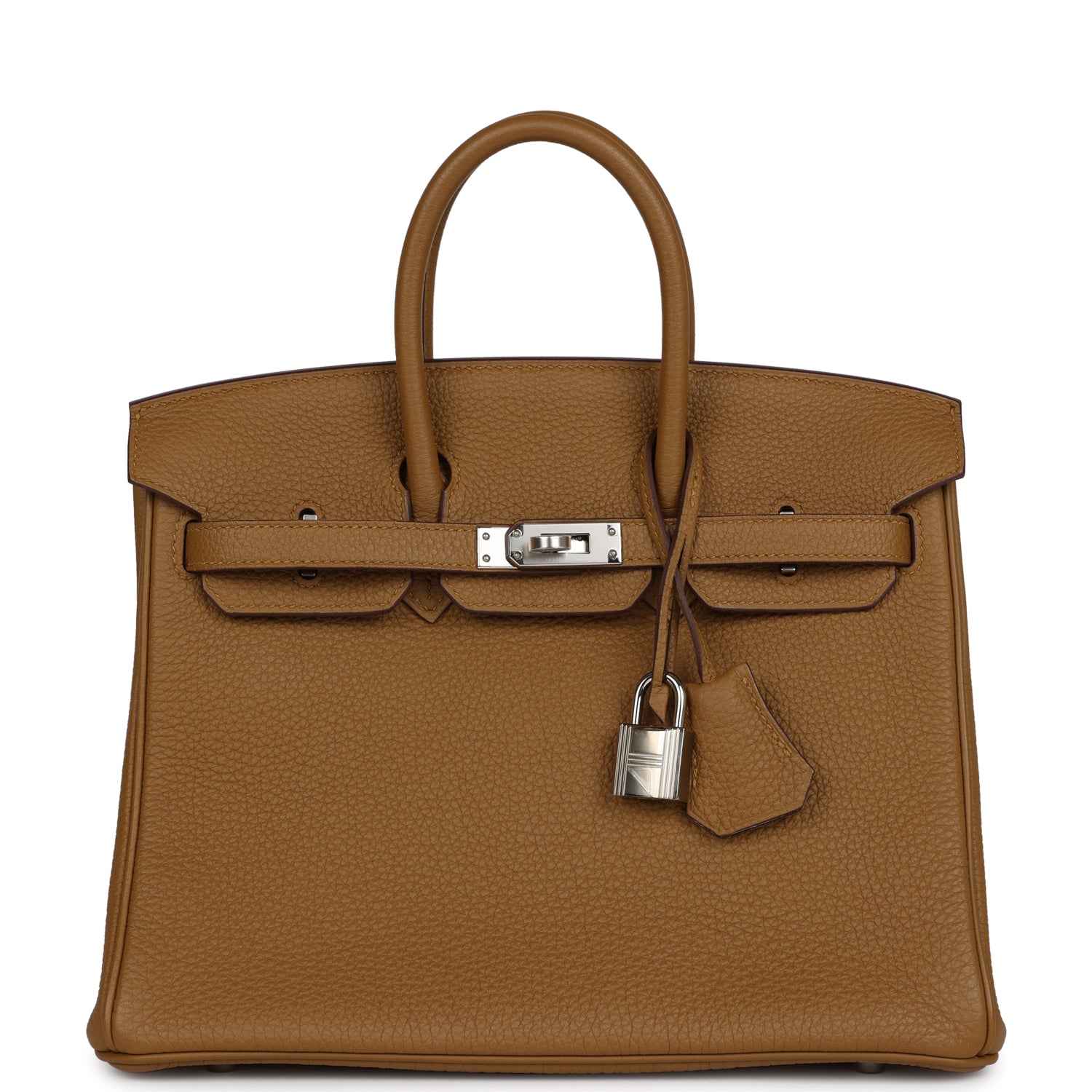 Hermes Birkin 25 Bronze D'or Verso Togo Palladium Hardware