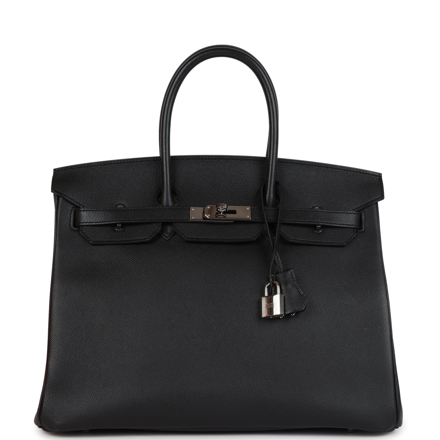 Hermes Birkin 35 Black Epsom Palladium Hardware