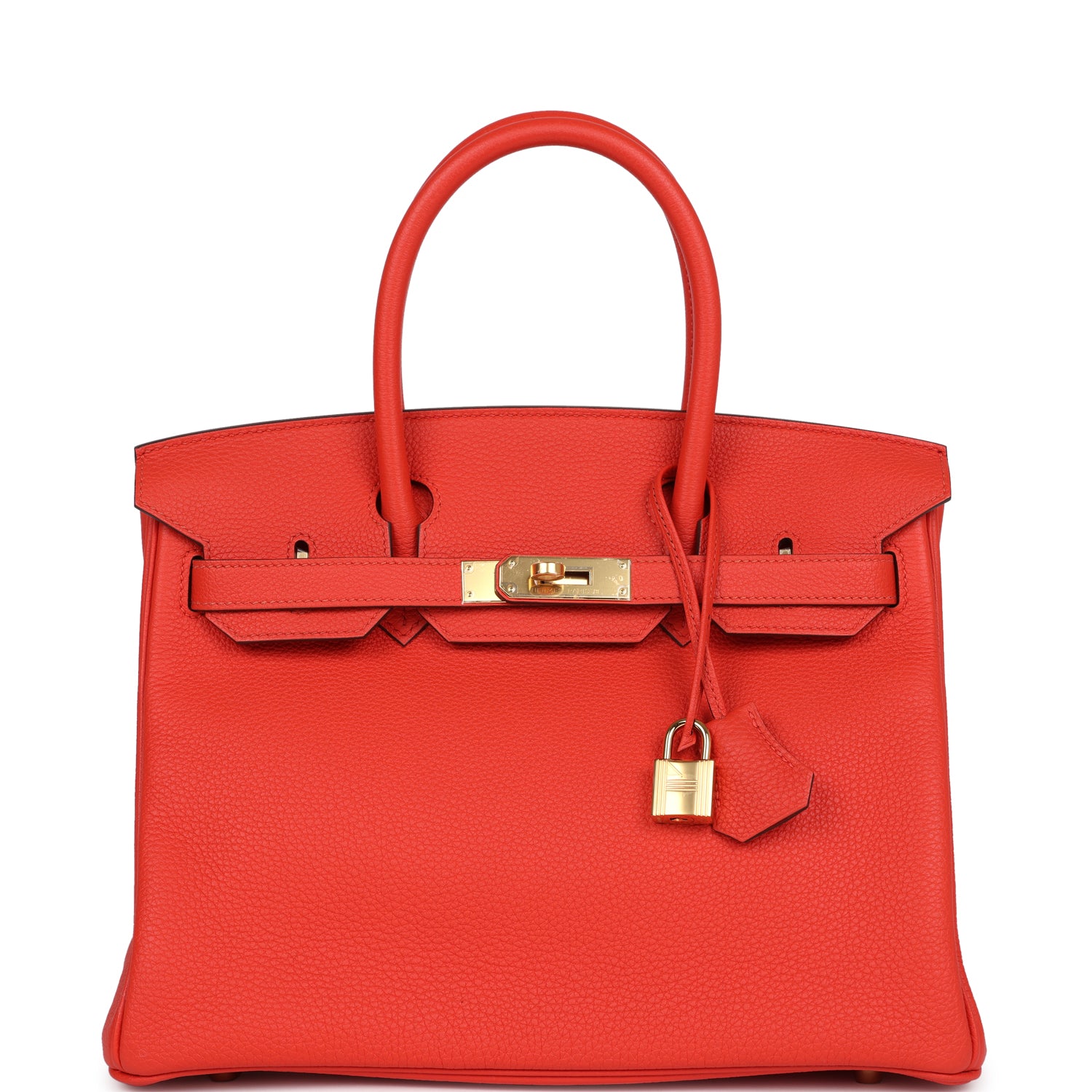 Hermes Birkin 30 Capucine Togo Gold Hardware