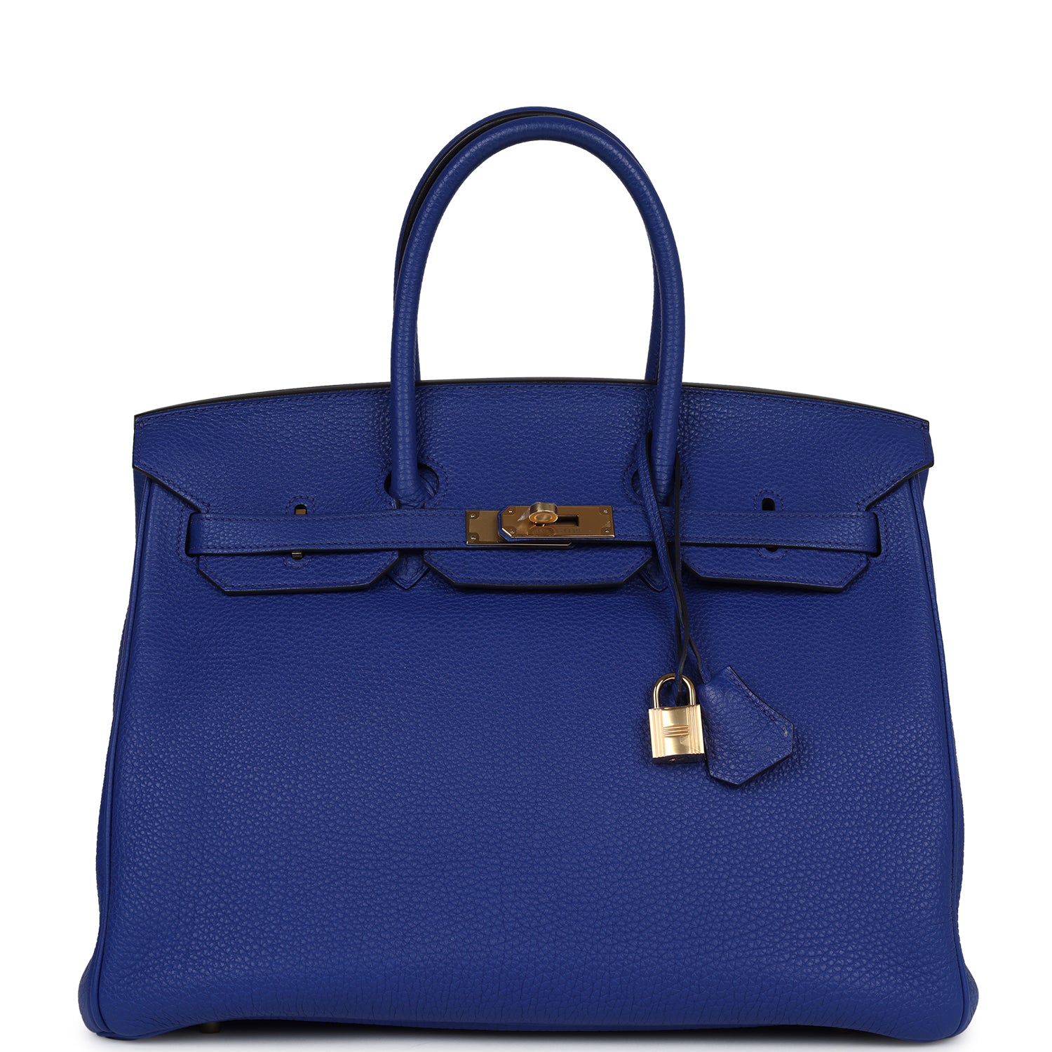 Hermes Birkin 35 Bleu Electric Togo Gold Hardware