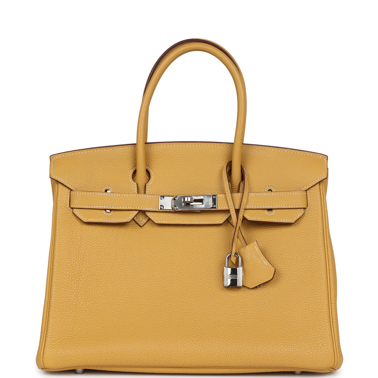 Hermes Birkin 30 Curry Togo Palladium Hardware