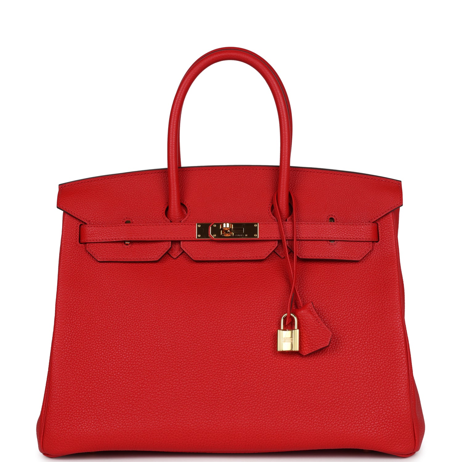 Hermes Birkin 35 Rouge Tomate Togo Gold Hardware