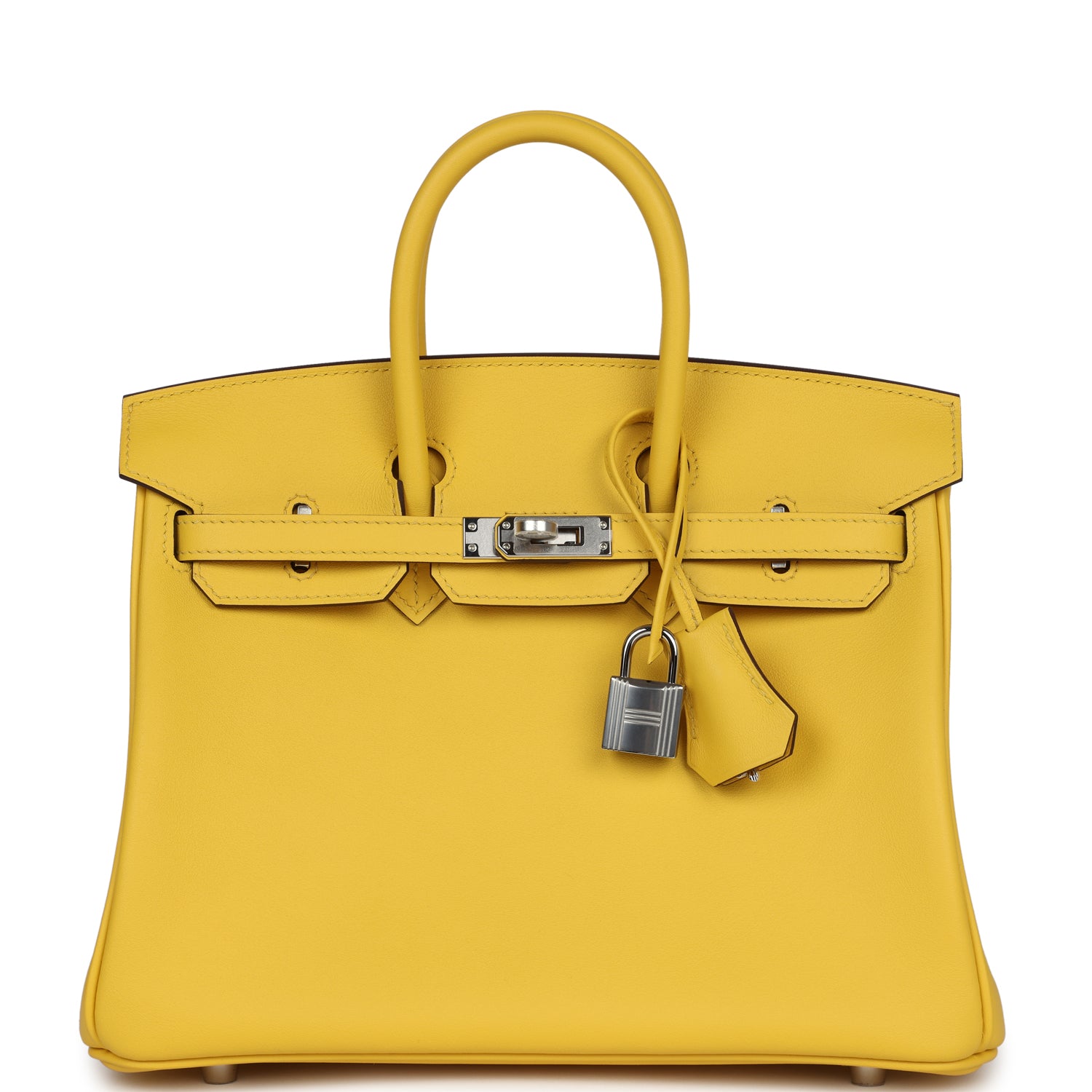 Hermes Birkin 25 Jaune de Naples Swift Palladium Hardware