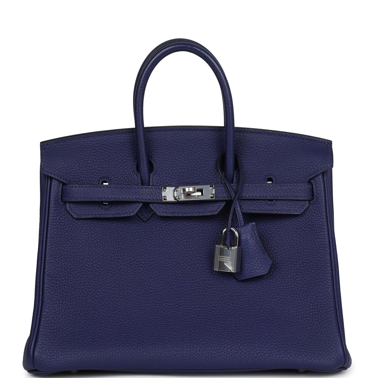 Hermes Birkin 25 Bleu Encre Togo Palladium Hardware