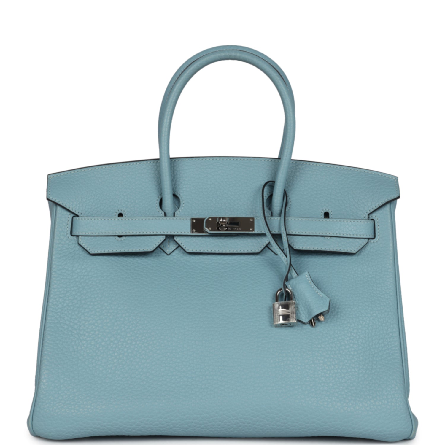 Hermes Birkin 35 Ciel Togo Palladium Hardware