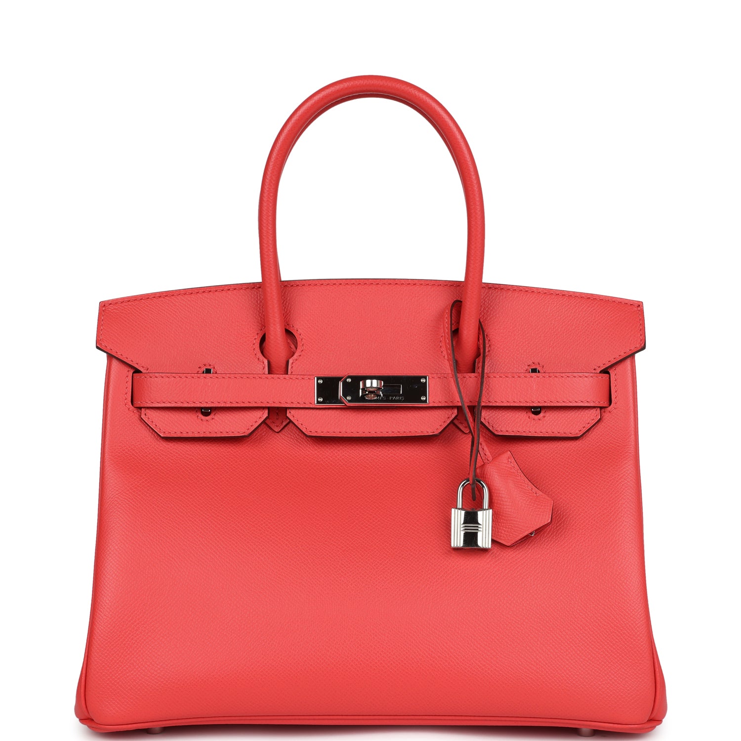 Hermes Birkin 30 Rose Jaipur Epsom Palladium Hardware