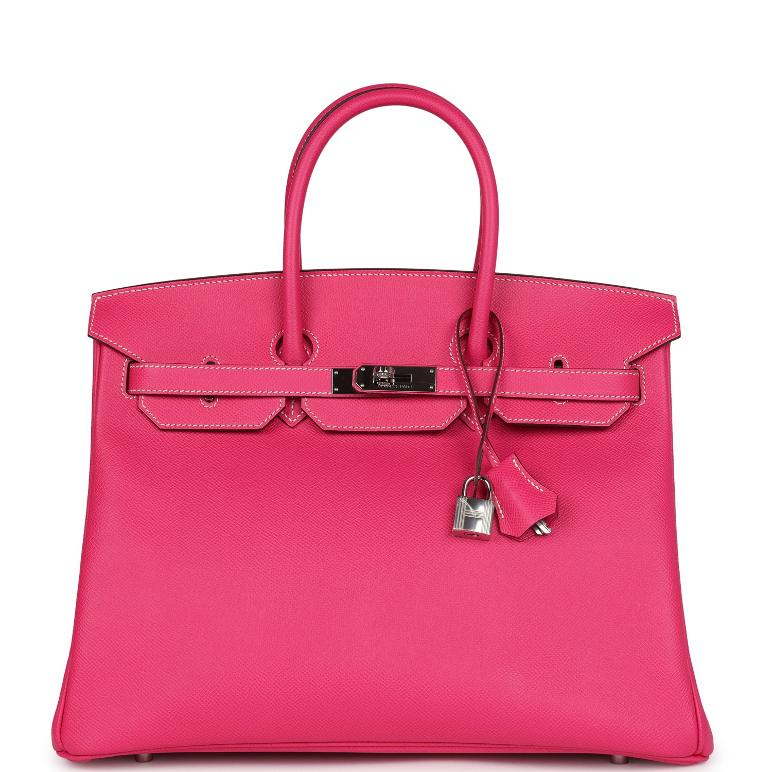 Hermes Birkin 35 Rose Tyrien Epsom Palladium Hardware