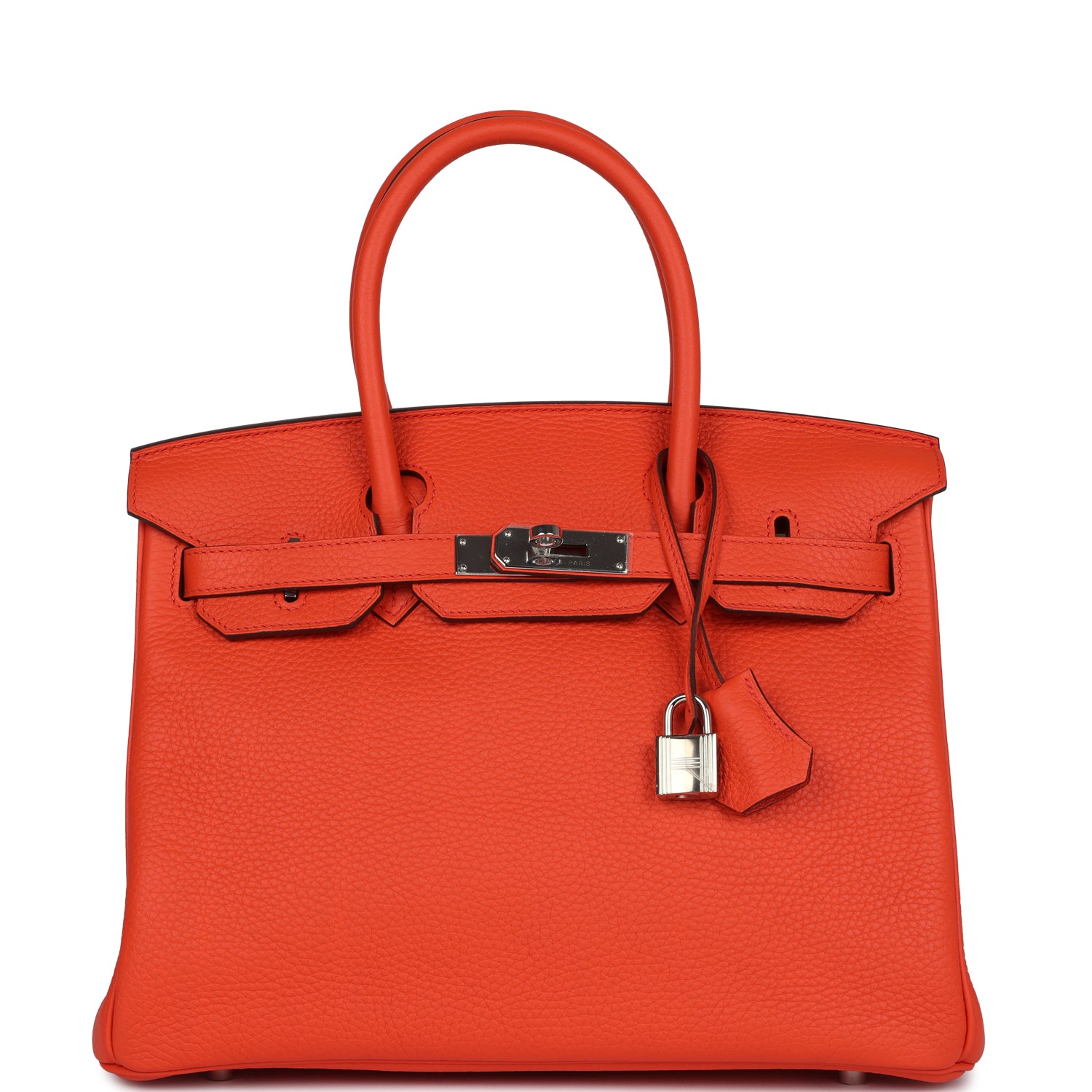 Hermes Birkin 30 Rouge Pivoine Clemence Palladium Hardware