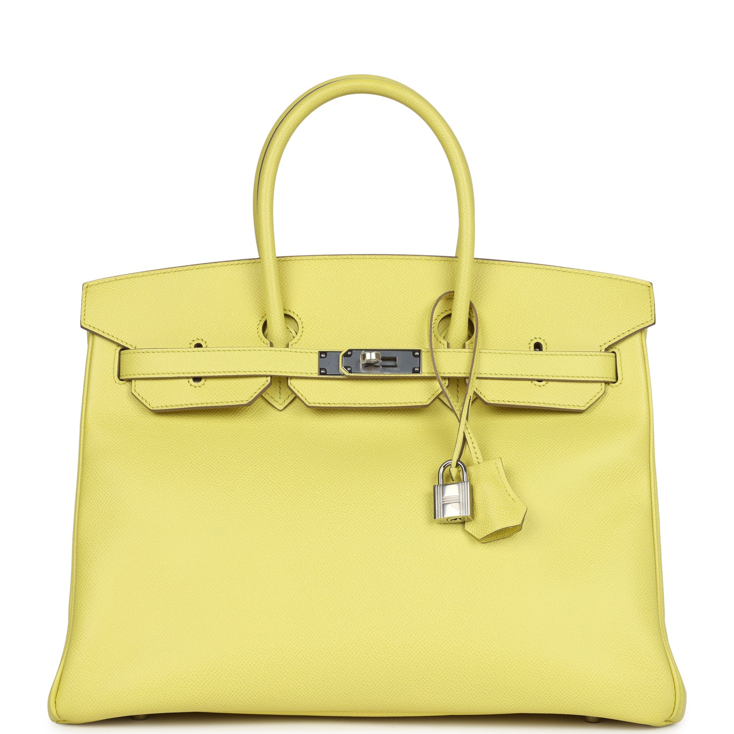 Hermes Birkin 35 Soufre Epsom Palladium Hardware