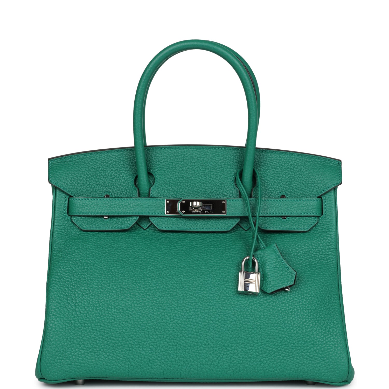 Hermes Birkin 30 Vert Vertigo Verso Clemence Palladium Hardware