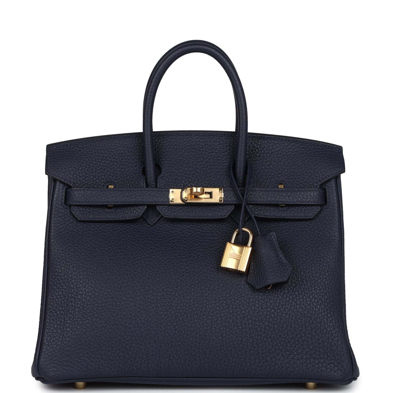 Hermes Birkin 25 Bleu Nuit Togo Gold Hardware