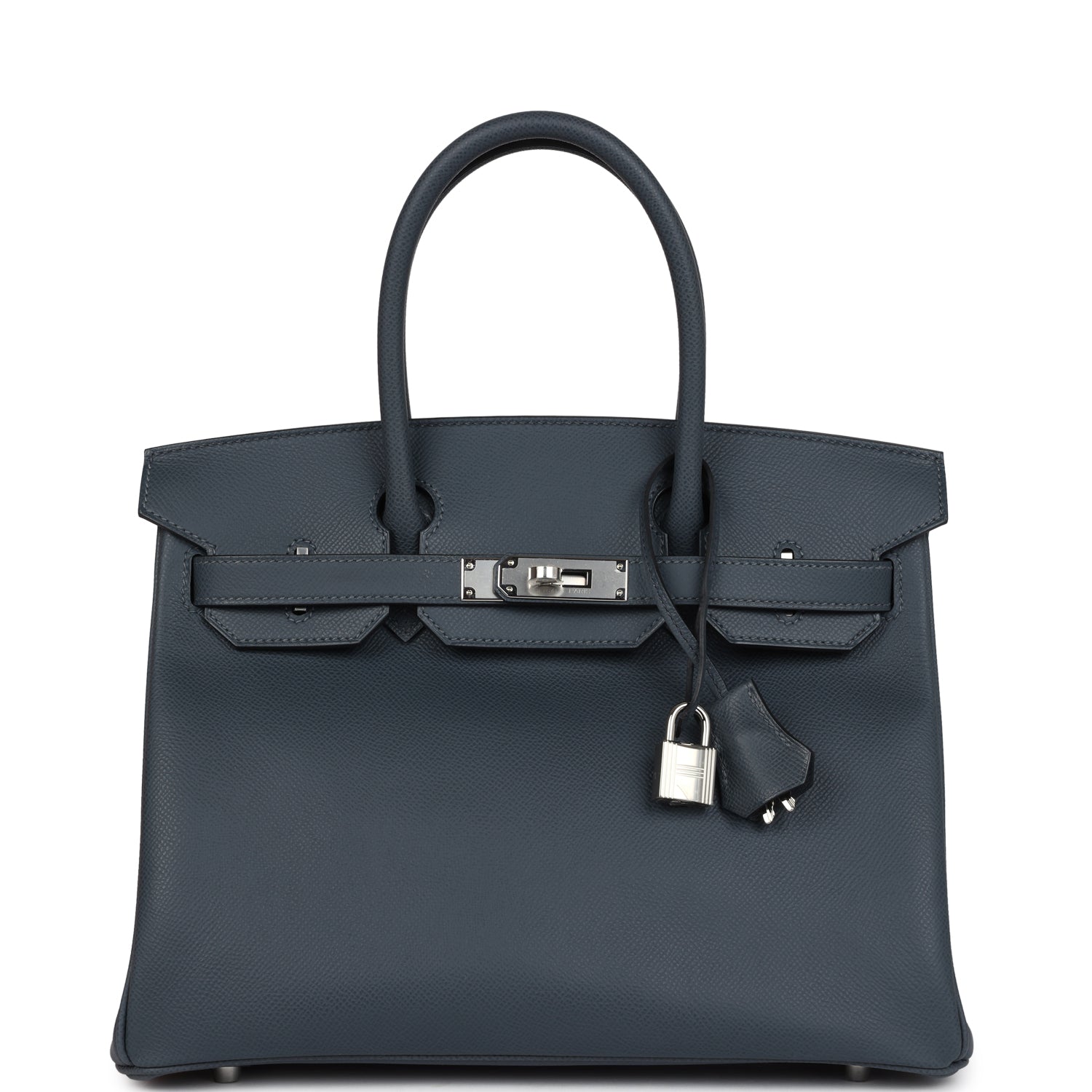 Hermes Birkin 30 Gris Misty Epsom Palladium Hardware