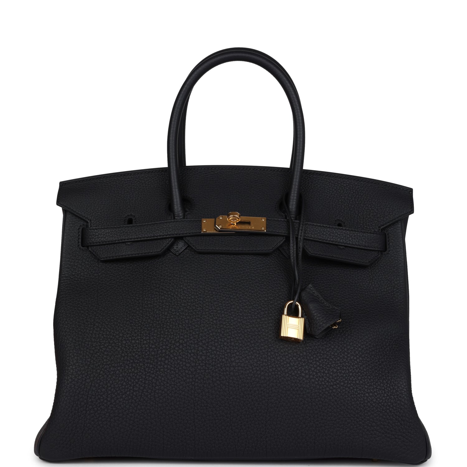 Hermes Birkin 35 Black Togo Gold Hardware