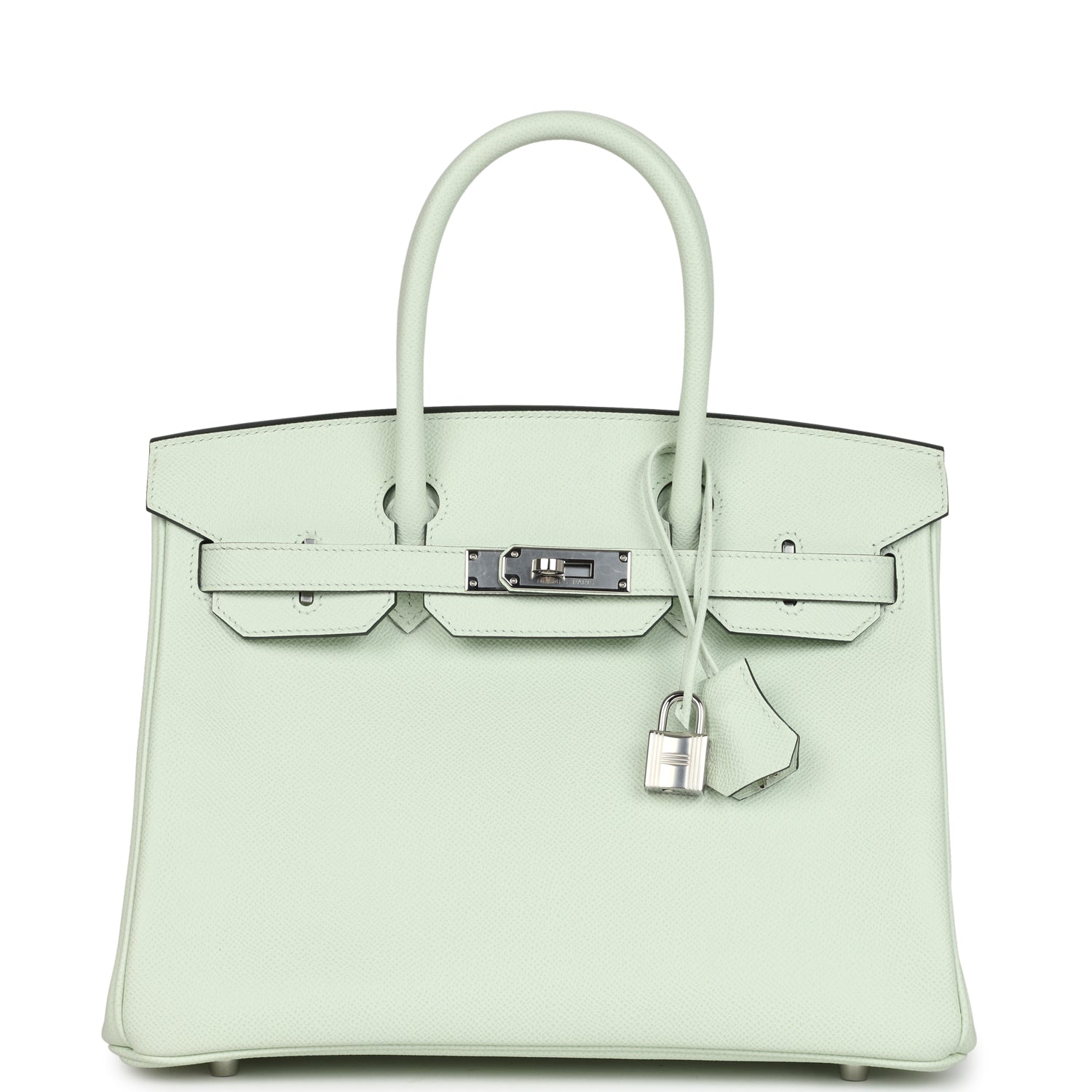 Hermes Birkin 30 Vert Fizz Epsom Palladium Hardware