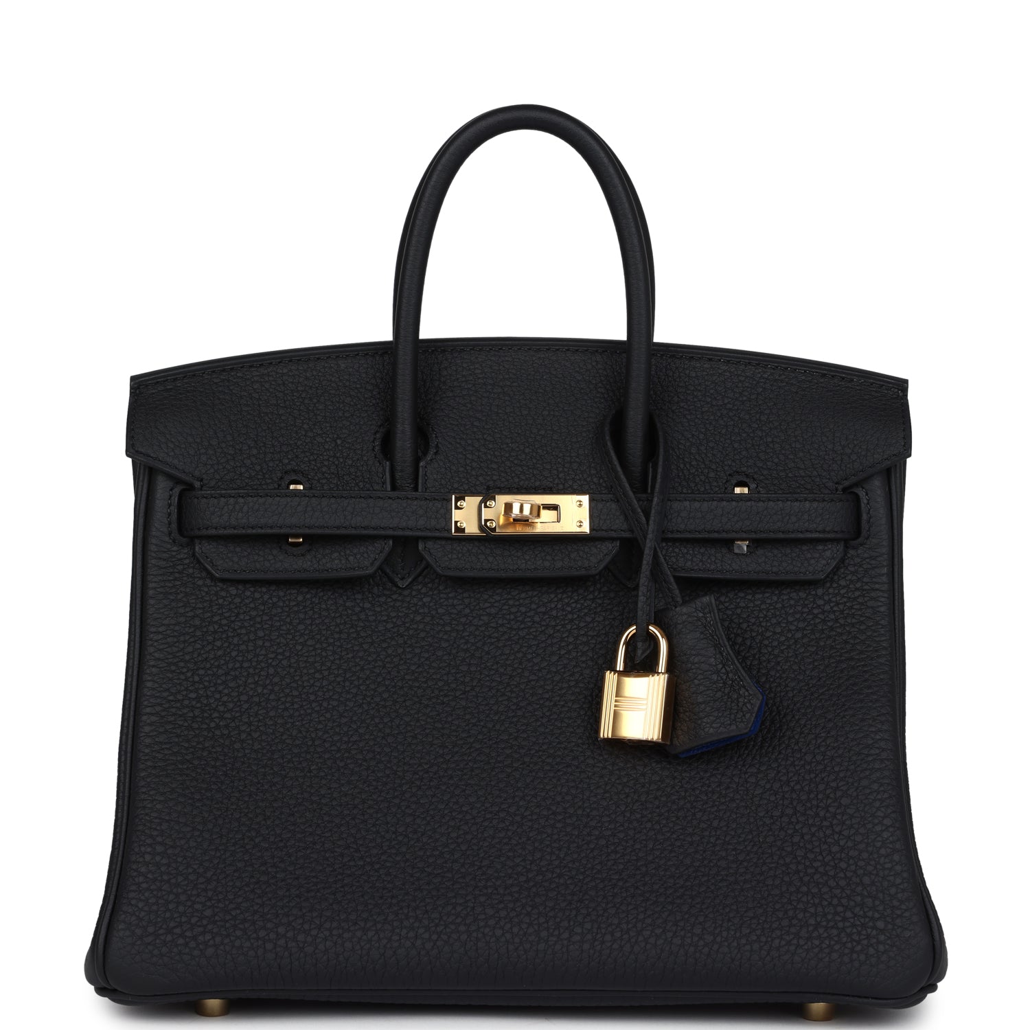 Hermes Birkin 25 Black Verso Togo Gold Hardware