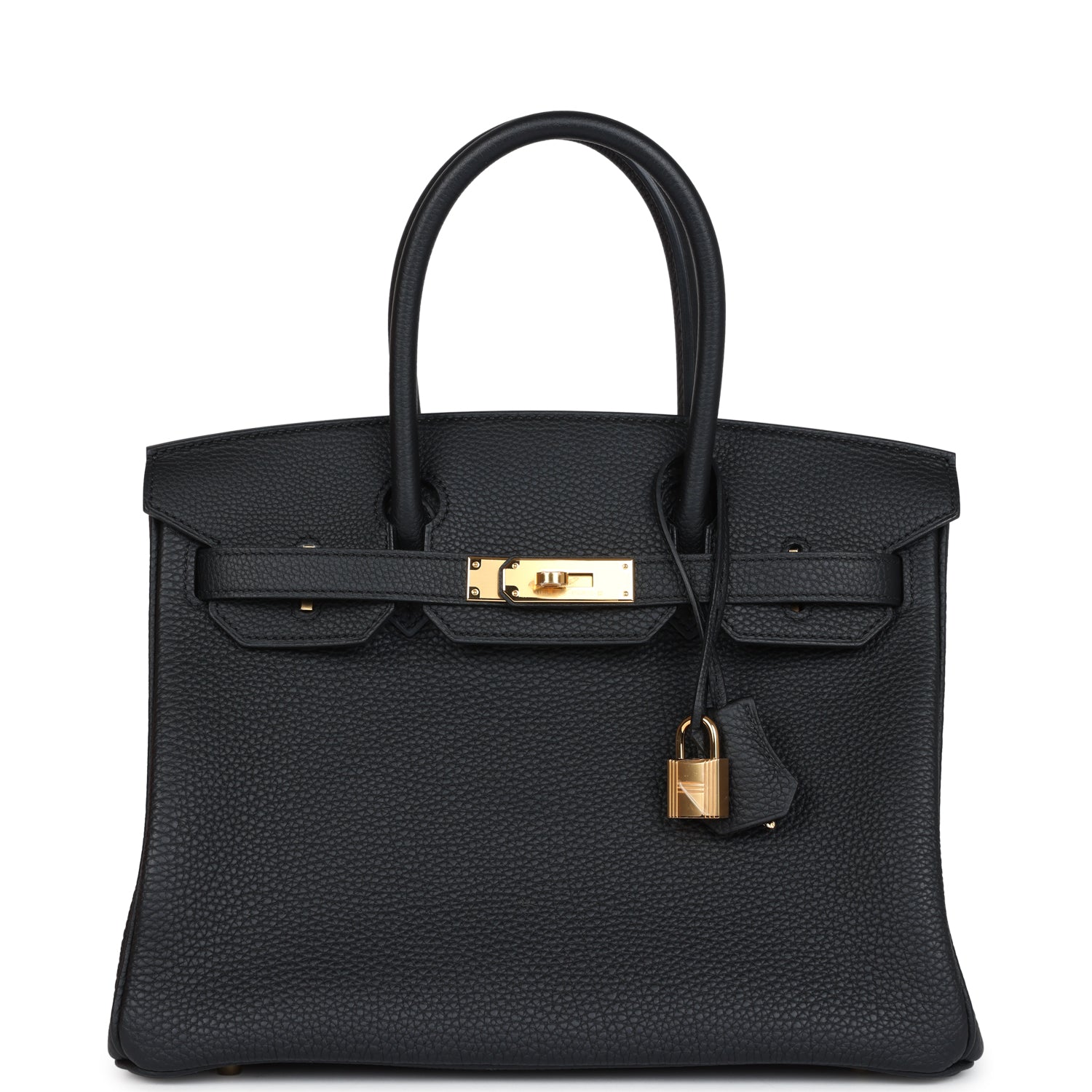 Hermes Birkin 30 Black Togo Gold Hardware