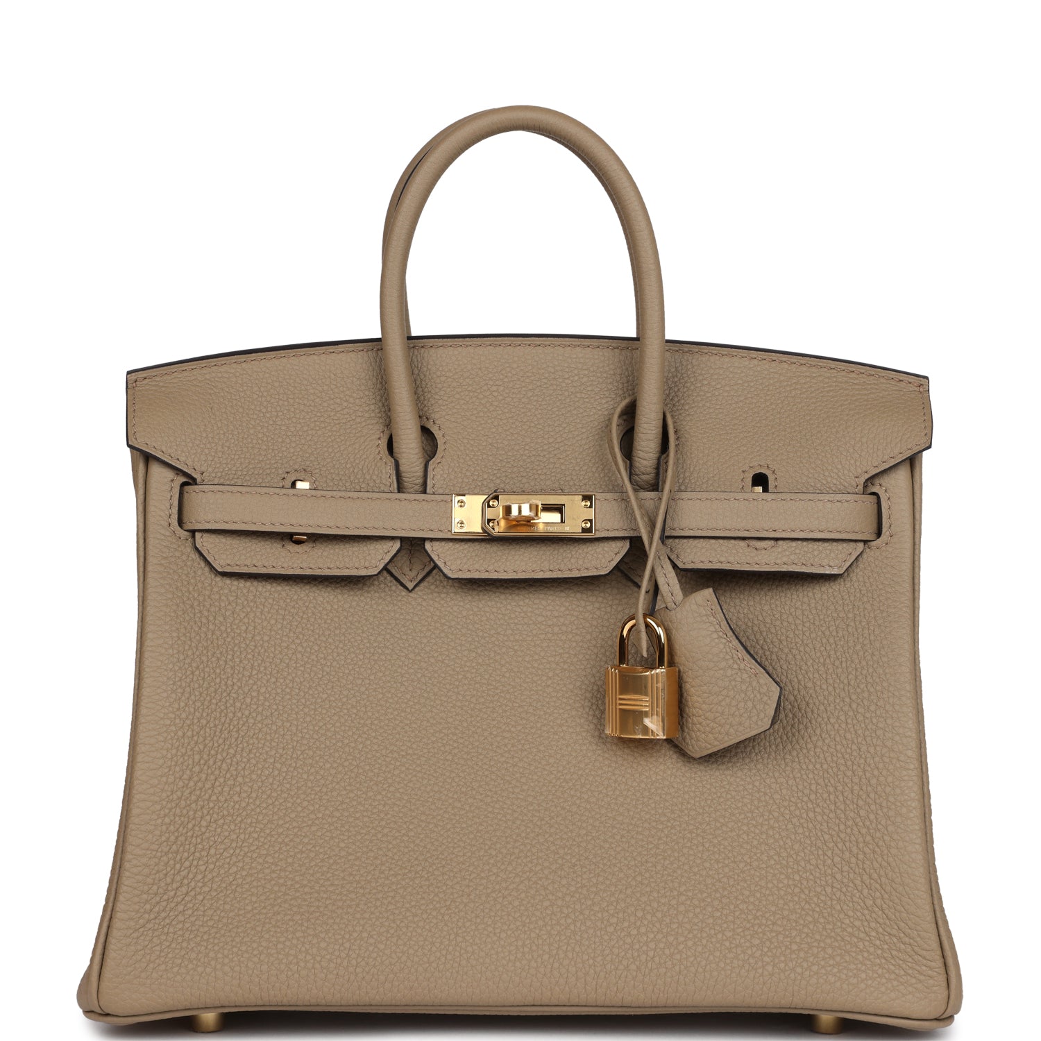 Hermes Birkin 25 Beige Marfa Togo Gold Hardware