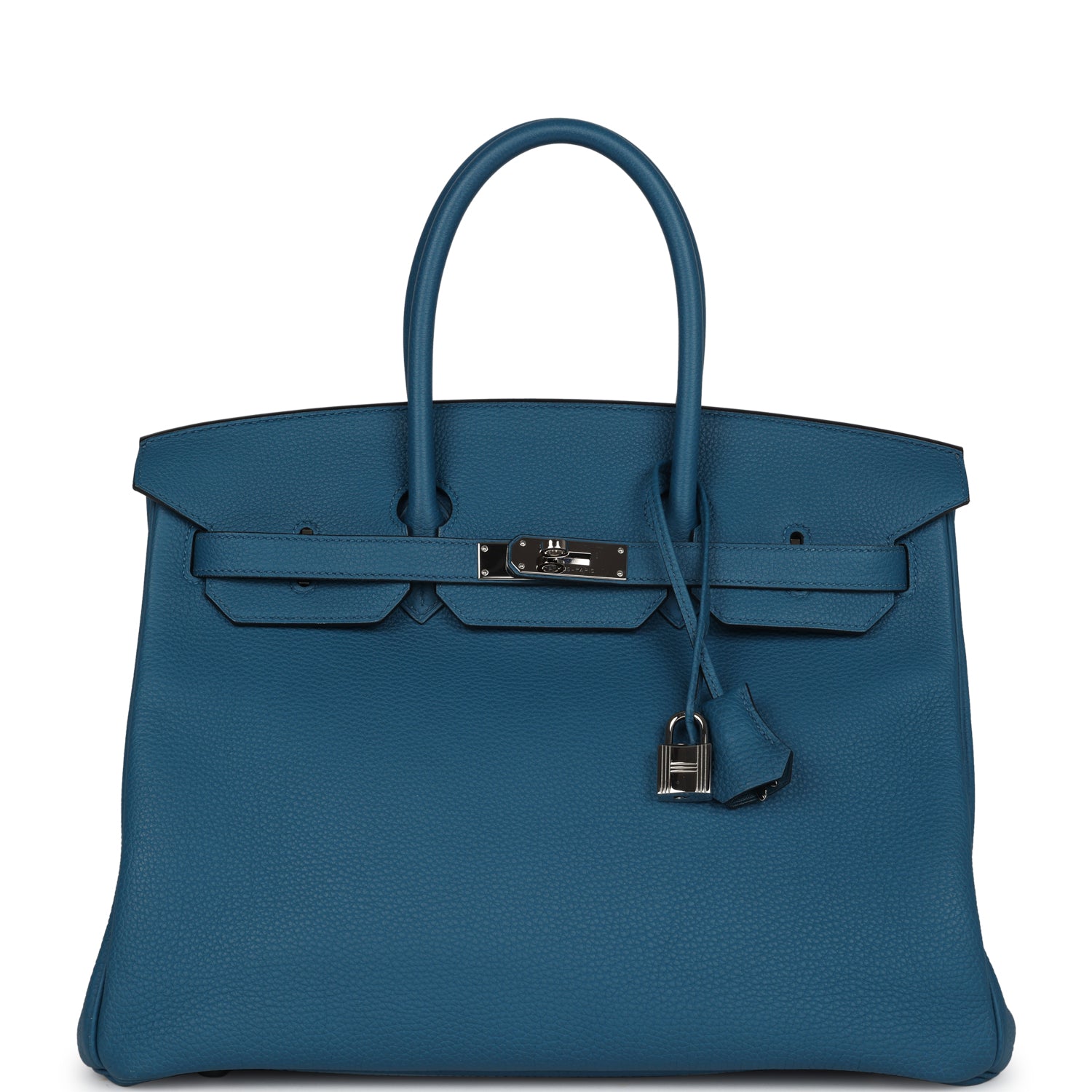 Hermes Birkin 35 Cobalt Togo Palladium Hardware