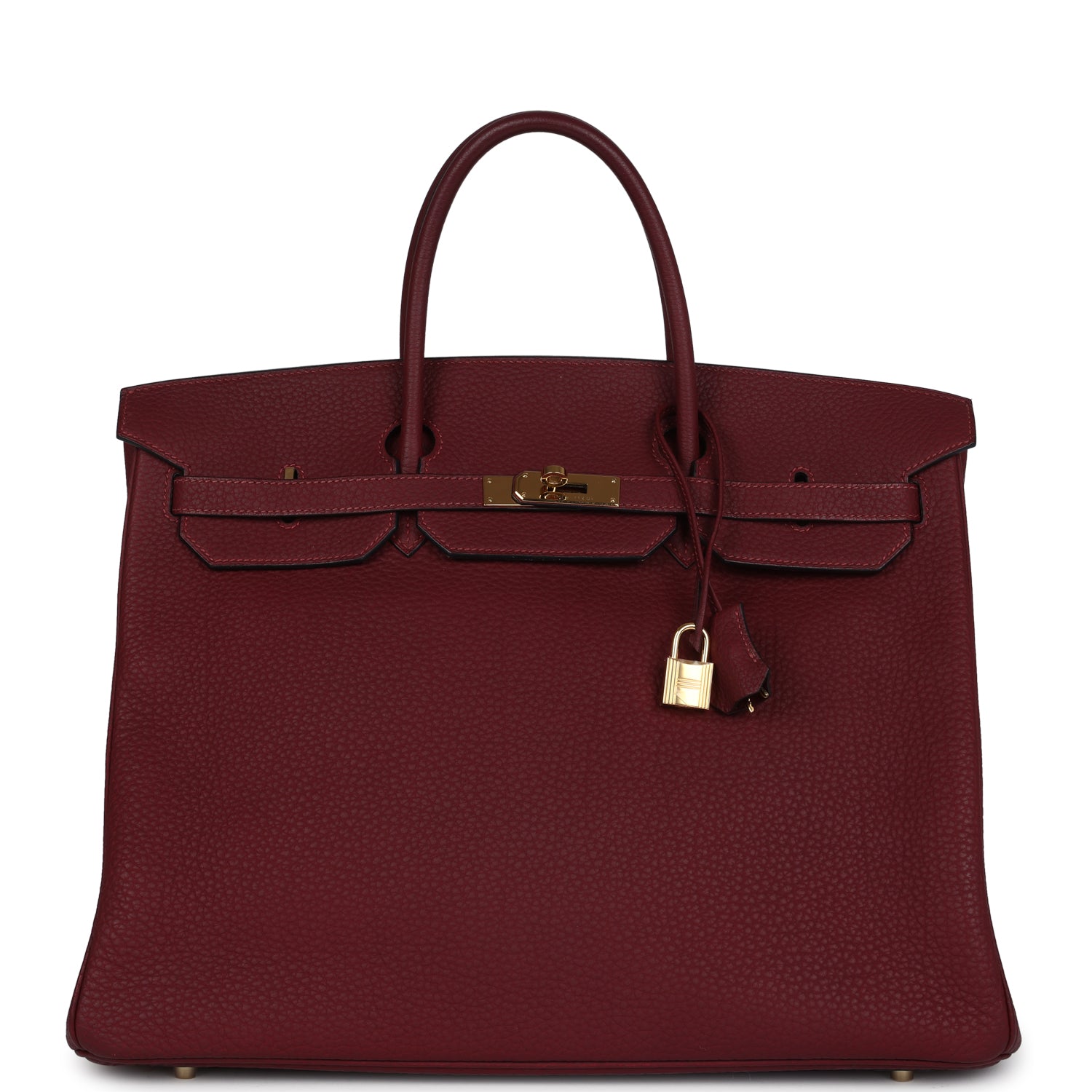 Hermes Birkin 40 Rouge H Fjord Gold Hardware